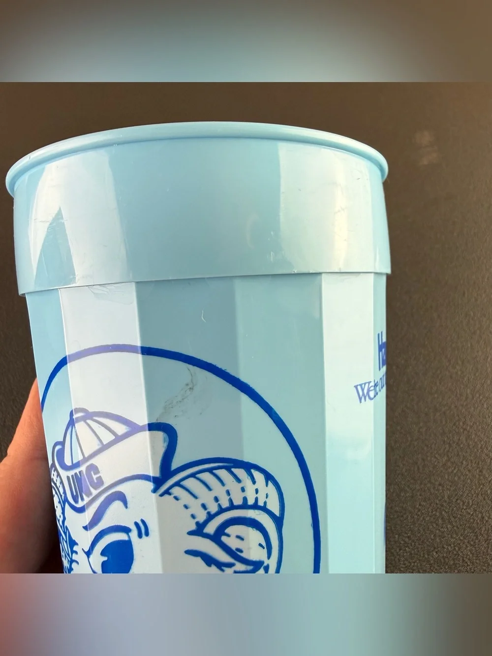 VTG 80s North Carolina Tar Heels UNC Basketball Lot of 3 Plastic Stadium Cups